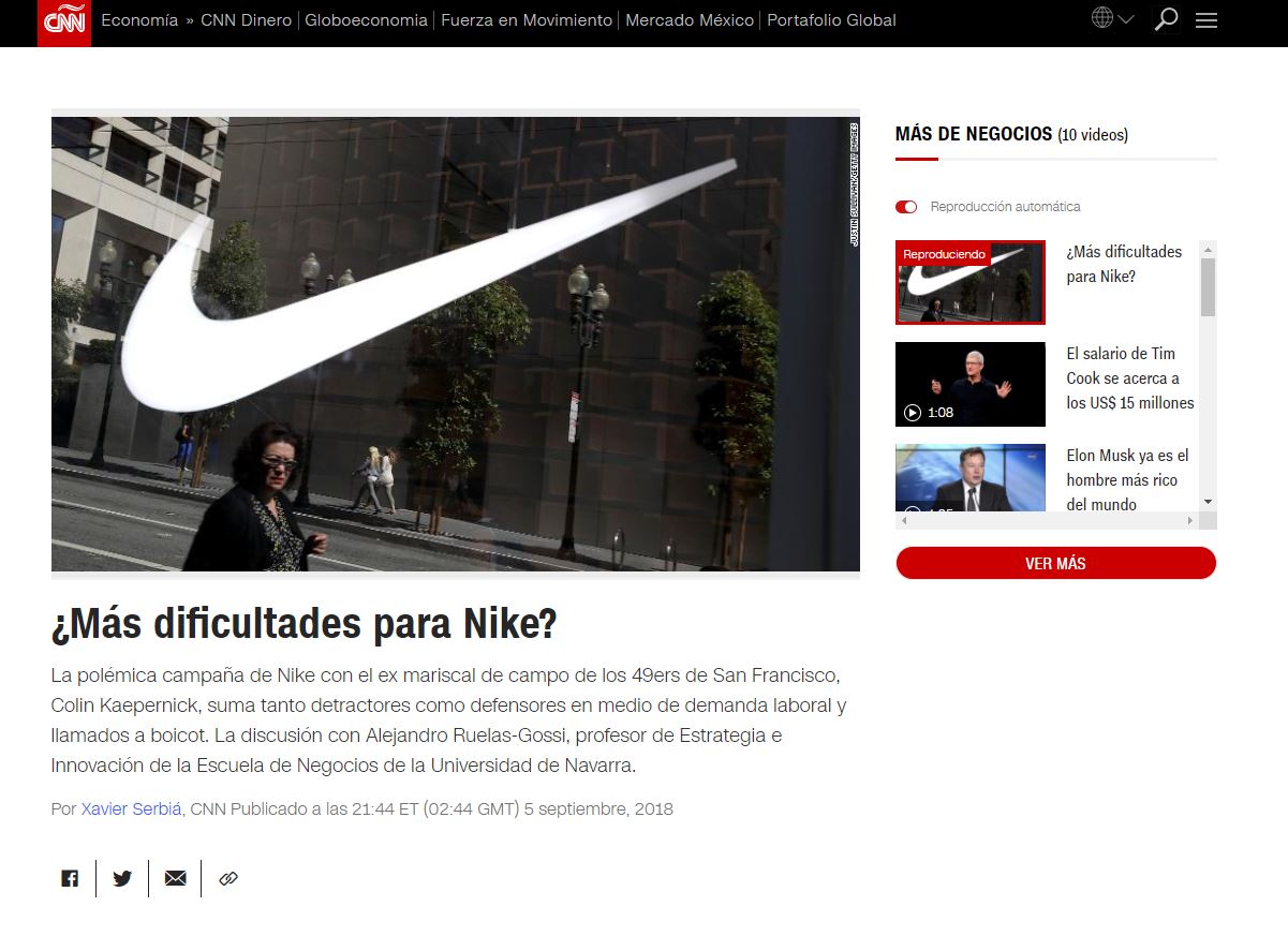 More difficulties for Nike?