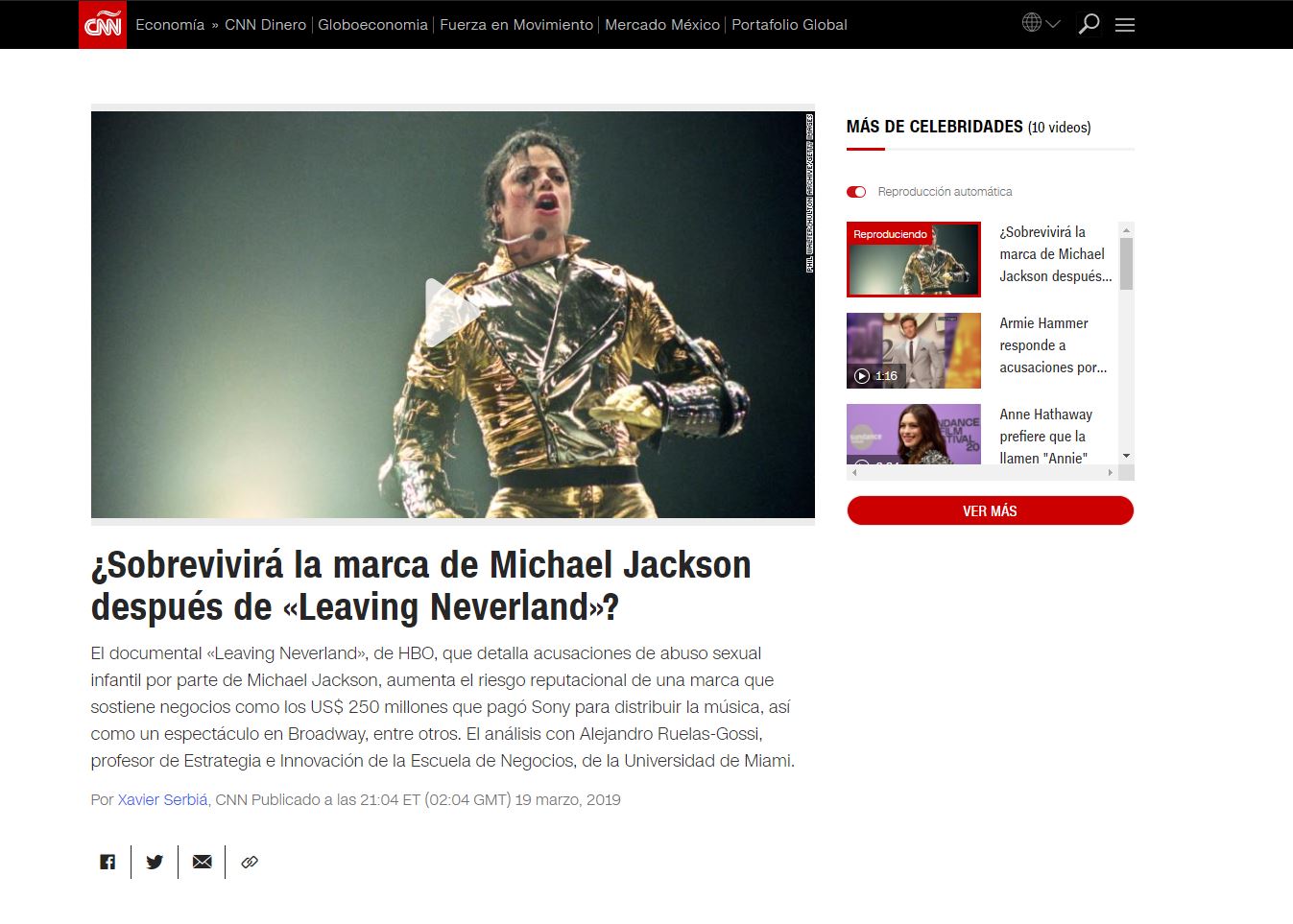 Will the Michael Jackson brand survive after «Leaving Neverland»?